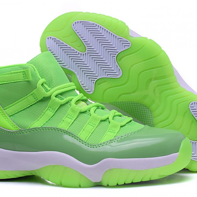 J11 Fluorescent Green Super for Women Air Jordan, Sneakers, Air Jordan 11 image