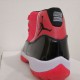 Authentic Jordan 11 High top red and black two-layer leather 36-46
