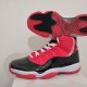 Authentic Jordan 11 High top red and black two-layer leather 36-46