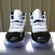 Top replicas JORDAN 11 White and Black 45 Men's and women's shoes for Women and Men