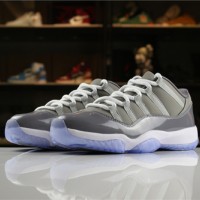 Jordan  Air Jordan  Real label Super A  aj11 AJ11 Jordan 11 Generation AJ 11 Air Jordan 11 Cool Grey Article number 528895-003 AJ 11 Low Top Cool Grey for Women and Men