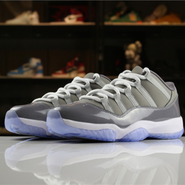 Close look Jordan Air Jordan Real label Super A aj11 AJ11 Jordan 11 Generation AJ 11 Air Jordan 11 Cool Grey Article number 528895-003 AJ 11 Low Top Cool Grey for Women and Men