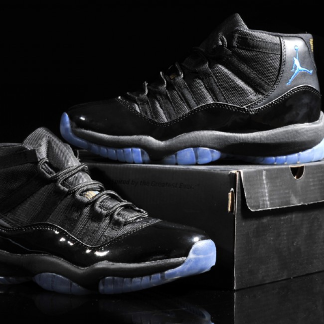 Jordan Generation 11 Black Gamma Blue Super A Men's shoes image