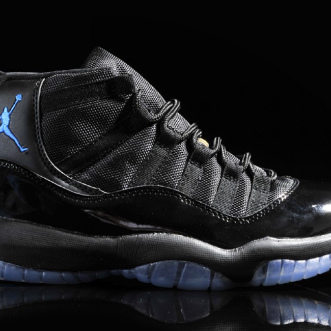 Jordan Generation 11 Black Gamma Blue Super A Men's shoes image