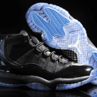 Jordan Generation 11 Black Gamma Blue Super A Men's shoes 