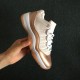 Authentic Ship soon Air Jordan 11 Low Rose Gold Women's shoes for Women