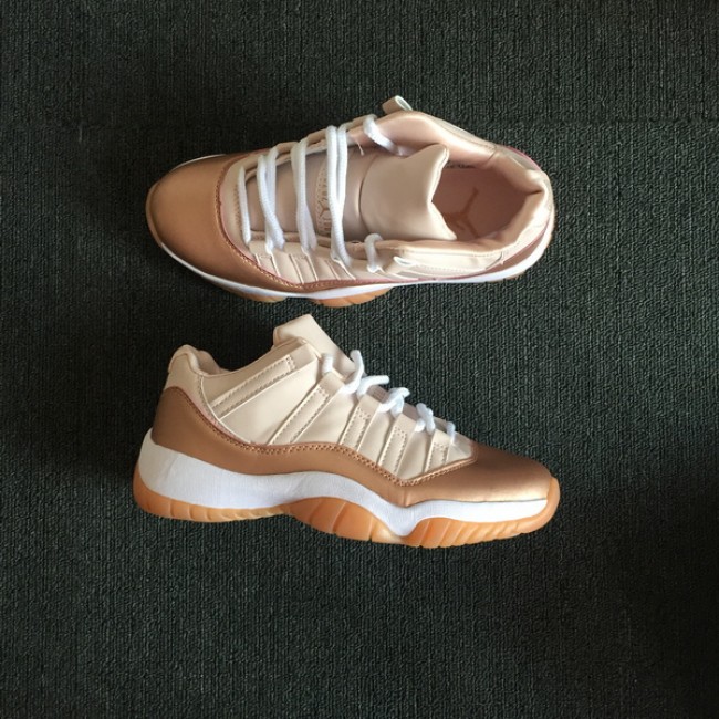 Authentic Ship soon Air Jordan 11 Low Rose Gold Women's shoes for Women