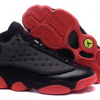 Air Jordan 13 3640 New Released Air Jordan 13 Retro Sneakers in Red and Black for Youth Sizes