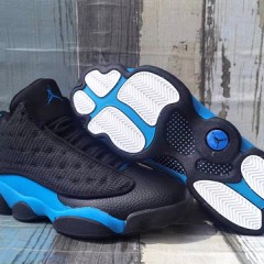 AIR JORDAN 13 RETRO Black and Grey-Timeless Elegance in Men's Retro Sneakers