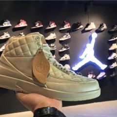 Air Jordan 2 High Top Series men's shoes Basketball shoes cut piece grade Just Don x 834825-250 AJ 2 Chanel co