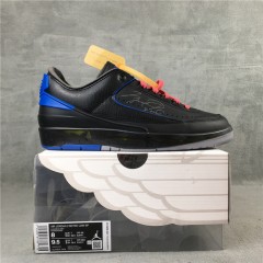 AJ 2 Black Blue Original Box ST Original Edition for Men