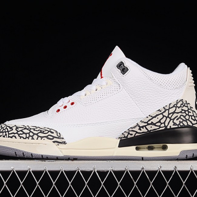 Top replicas Air Jordan 3 White Cement Reimagined Men Jordan Sneakers Wholesale