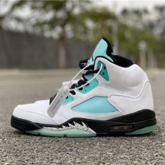 AIR JORDAN 5 ISLAND GREEN WHITE BLACK BLUE CN2932-100