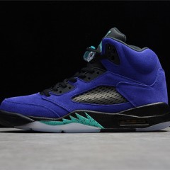 AIR JORDAN 5 RETRO ALTERNATE GRAPE GRAPE ICE BLACK CLEAR NEW EMERALD 136027-500