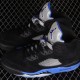 Top grade AIR JORDAN 5 RETRO BLACK RACER BLUE REFLECTIVE SILVER CT4838-004