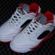 Authentic AIR JORDAN 5 RETRO LOW GS FIRE RED 2016 WHITE FIRE RED BLACK 314338-101