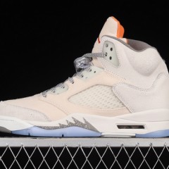 AIR JORDAN 5 RETRO SE CRAFT LIGHT OREWOOD BROWN SAFETY ORANGE FLAT PEWTER SAIL FD9222-180