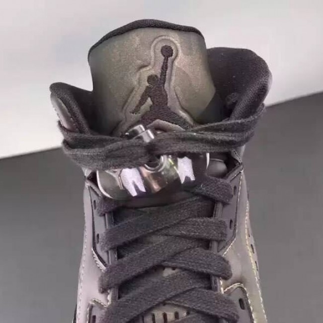 Close look Jordan 5 Premium Heiress Metallic Field Women and Men Sneakers Wholesale