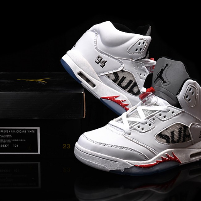 Jordan 5 X SUP New Released AJ retro Sneakers Air Jordan, Sneakers, Air Jordan 5 image