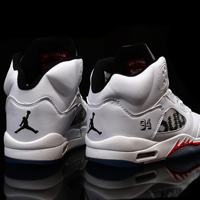 Jordan 5 X SUP New Released AJ retro Sneakers Air Jordan, Sneakers, Air Jordan 5 image