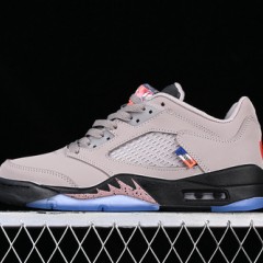 NIKE AIR JORDAN 5 LOW PSG BROWN RED GREY BLACK DX6325-204