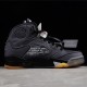 Original OW X AIR JORDAN 5 RETRO SP MUSLIN BLACK FIRE RED MUSLIN CT8480-001