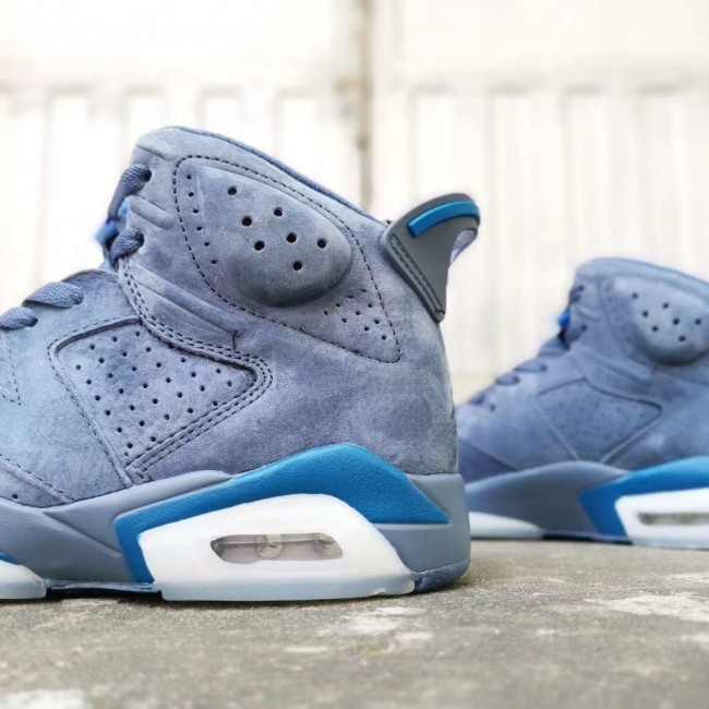 Top replicas Air Jordan 6 Sport Blue Sneakers in Sizes 38-47