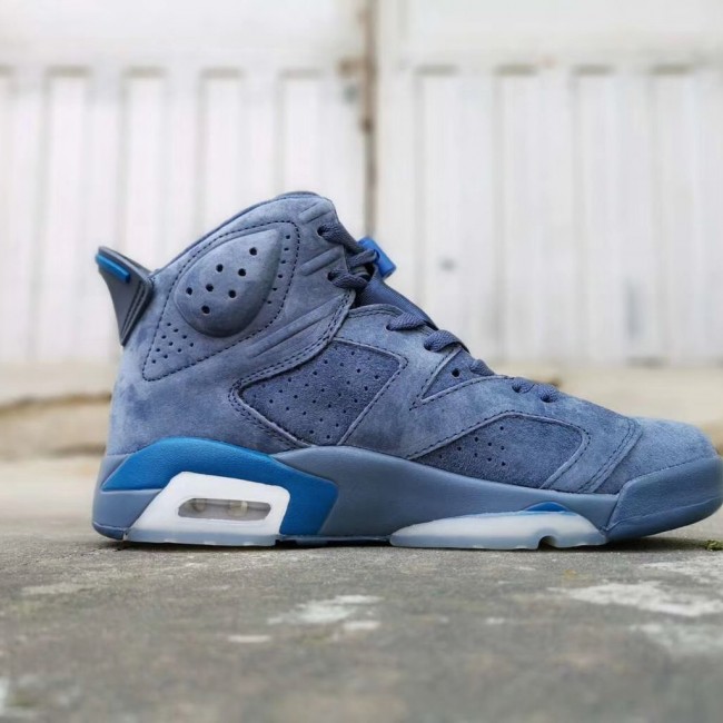 Top replicas Air Jordan 6 Sport Blue Sneakers in Sizes 38-47