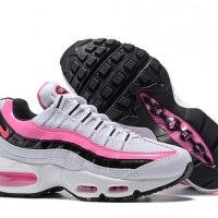 Girls' Exclusive Color Collection Nike wmns air max 95 essential Air Cushion Retro Jogging Versatile Shoe Pink White Black 74976-065 for Women
