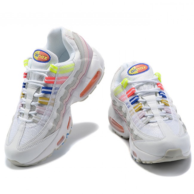 Top grade Nike Air Max 95 White Multi DH5722-100 for Women