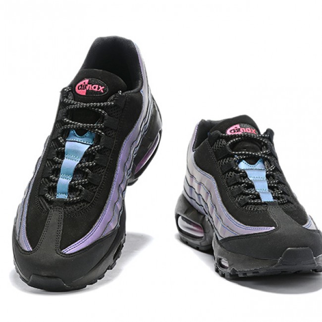 AAA Nike Nike Air Max 95 Laser Gradient Purple Retro Air Cushion Men's Running Shoe 538416-021 for Men