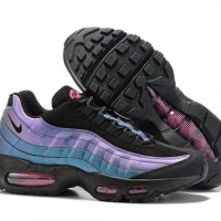 Nike Nike Air Max 95 Laser Gradient Purple Retro Air Cushion Men's Running Shoe 538416-021 for Men