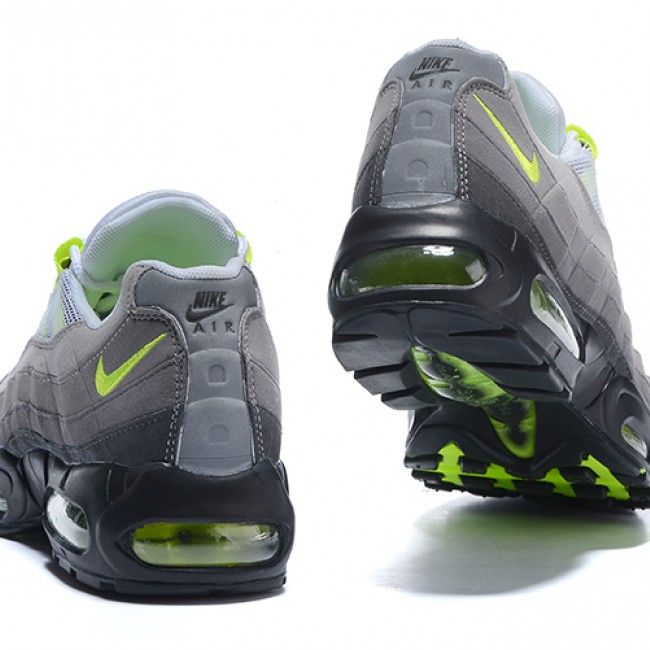 AAA Nike WMNS Air Max 95 Essential Air Cushion Retro Jogging Versatile Shoe Grey Green Black 554970-07 36-46