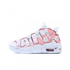 Cherry Blossom Embroidery Pippen Air Basketball Shoe for Men and Women