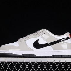 Cost-effective Dunk Low Light Iron Ore patent leather gray Nike SB low top sports casual shoes DQ7576-001