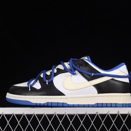 Dunk Low Black and White Blue Panda Strap Nike SB Buckle Broken Backboard Fashion Casual Board Shoes FD9064-110