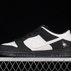 M Edition Pure Original Jeff Staple x Nike SB Dunk Low Pigeon 3.0 Black and White Panda Pigeon Low Top Classic Versatile Athletic Shoe BV1310-013