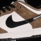 Nike SB Dunk Low Pro Trail End Brown Suede Brown White Black Snake Nike SB Dunk Series Low Top Casual Sports Skateboarding Shoe 304292-102 image