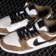 Nike SB Dunk Low Pro Trail End Brown Suede Brown White Black Snake Nike SB Dunk Series Low Top Casual Sports Skateboarding Shoe 304292-102 image