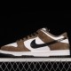 Nike SB Dunk Low Pro Trail End Brown Suede Brown White Black Snake Nike SB Dunk Series Low Top Casual Sports Skateboarding Shoe 304292-102 image