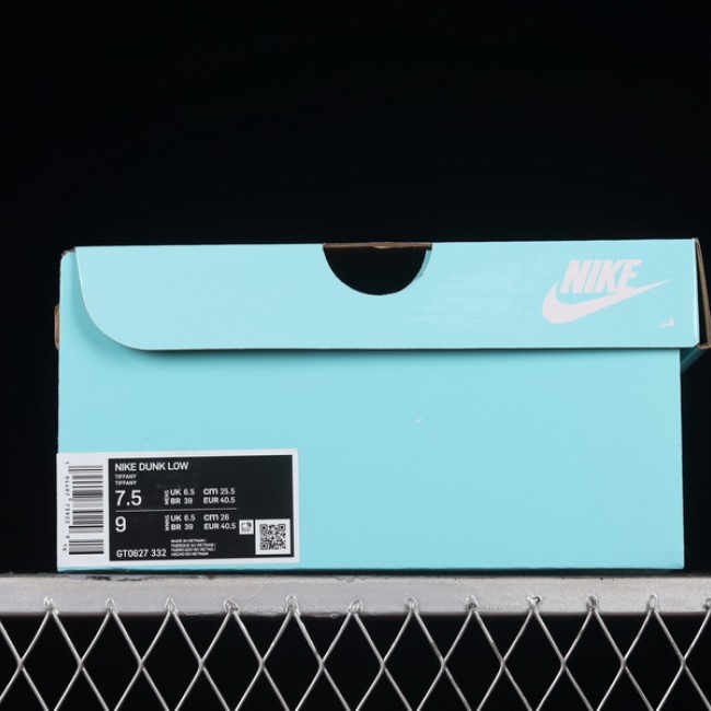 Close look Nike SB Dunk Low Tiffany Colorway Low Top Casual Cricket GT0627-332