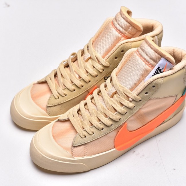 Original OW X N Blazer Mid OW Co branded Pioneer High Top Casual Shoe AA3832-700