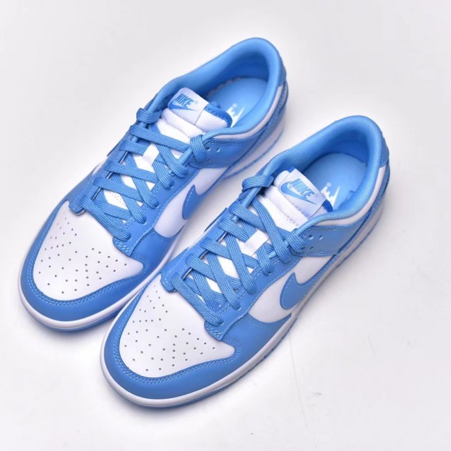 Shoe logo can identify Dunk Low University Blue White Blue North Carolina White Blue Dunk Series Low Top Casual Sports Skateboarding Shoe DD1391-102 on the official website YS T1 Sneakers, Nike, Nike SB Dunk Low image