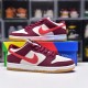 AAA Skate Like a Girl x Nike SB Dunk Low Co branded Low Top Casual Sports Skateboarding Shoes White Purple Red DX4589-600