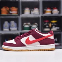 Skate Like a Girl x Nike SB Dunk Low Co branded Low Top Casual Sports Skateboarding Shoes White Purple Red DX4589-600