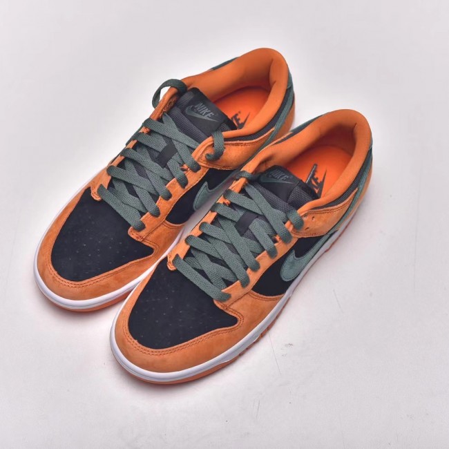 AAA YS DUNK Low SP Ceramic Black Orange Vintage Casual Board Shoes Item No. DA1469-001 Size 40 40.5 41 42 42.5 43 44 44.5 45 46 47.5